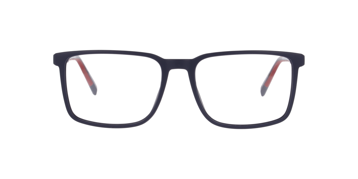 Blue Red rectangle Plastic eyeglasses Online - Full Rim - TH 2282
