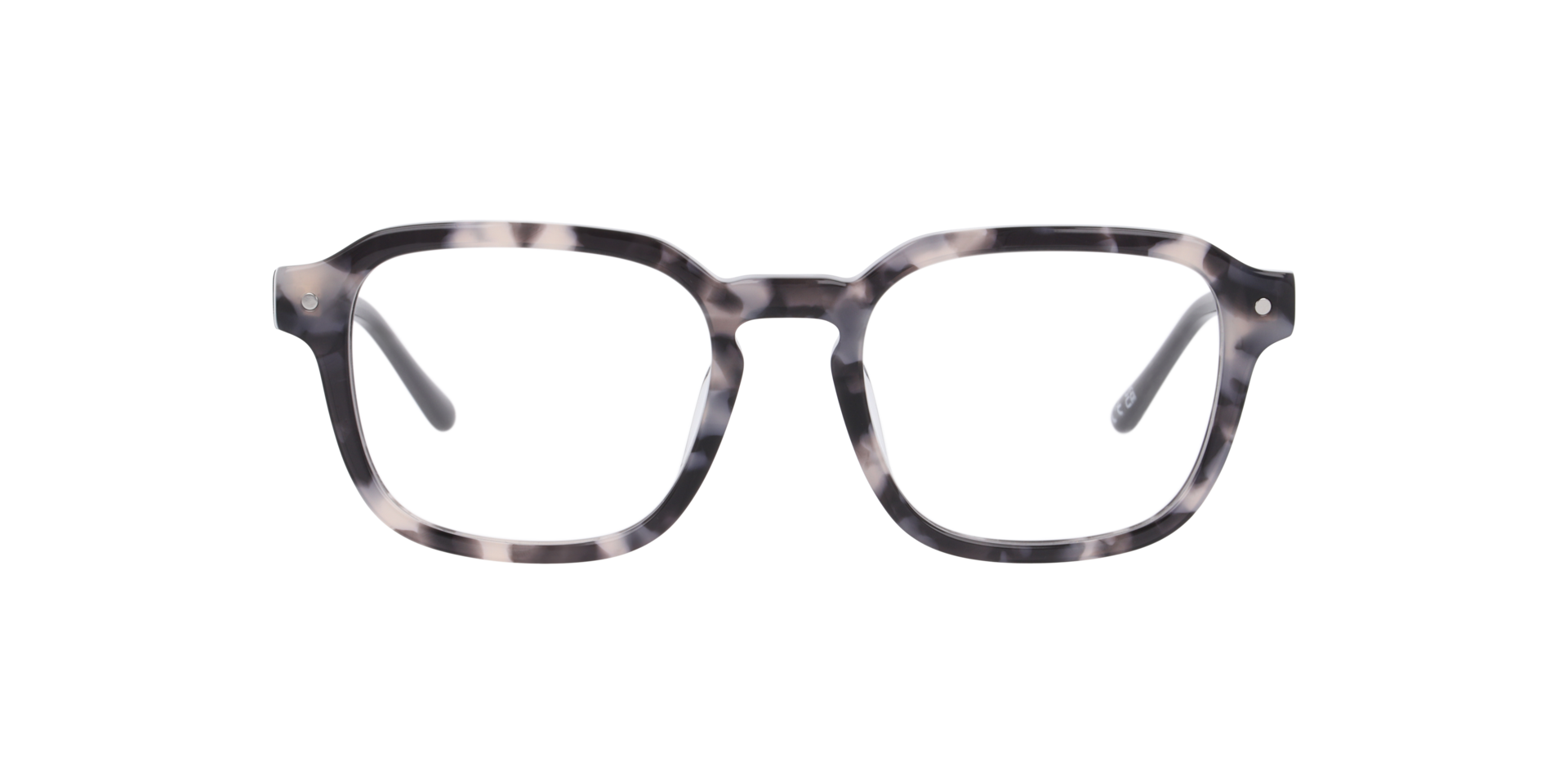 Milan Havana Grey AcetateEyeglass Frames for Glasses Direct, Front View