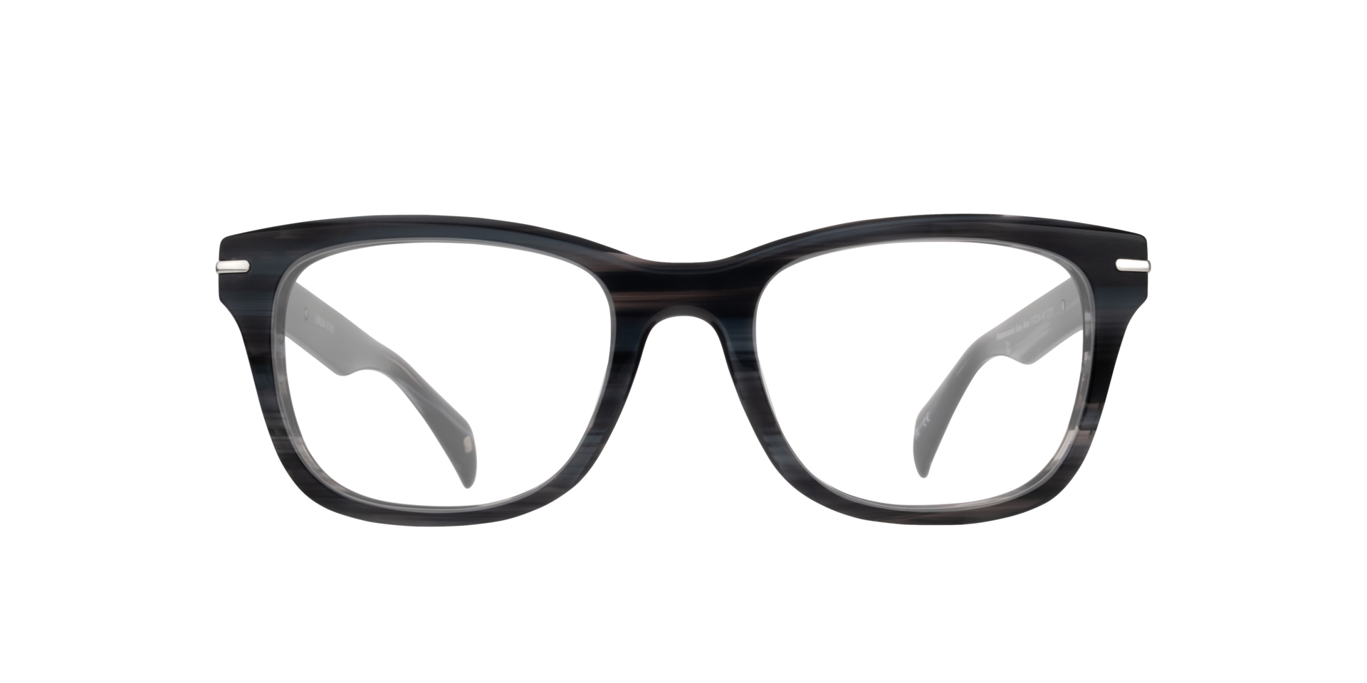 Hammersmith Grey Horn AcetateEyeglass Frames for Glasses Direct, Front View