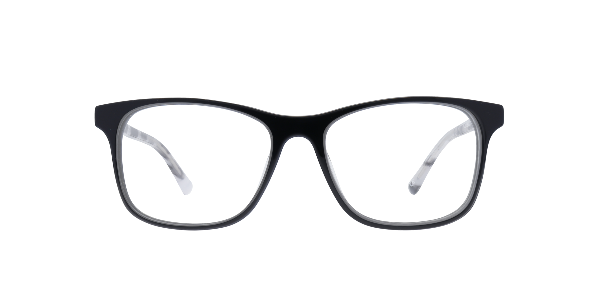 Hunter Black AcetateEyeglass Frames for Glasses Direct, Front View