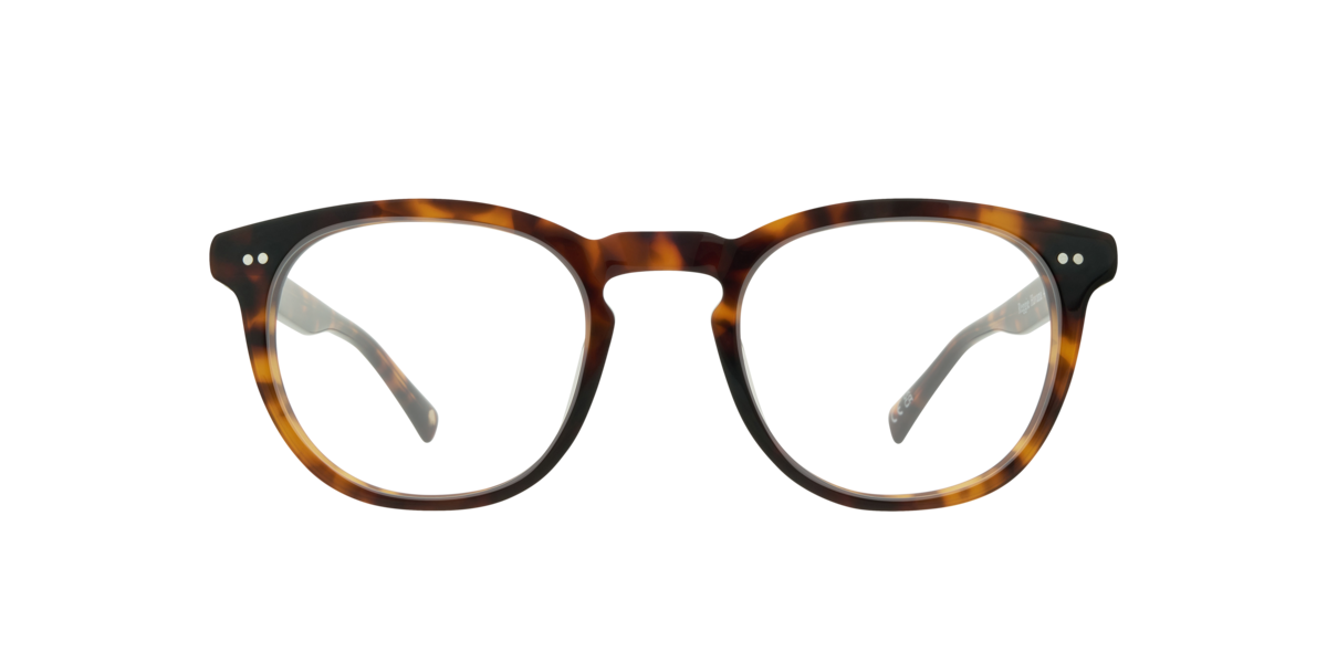 London Retro Men's Havana Square Acetate Eyeglasses Online - Full Rim - Reggie