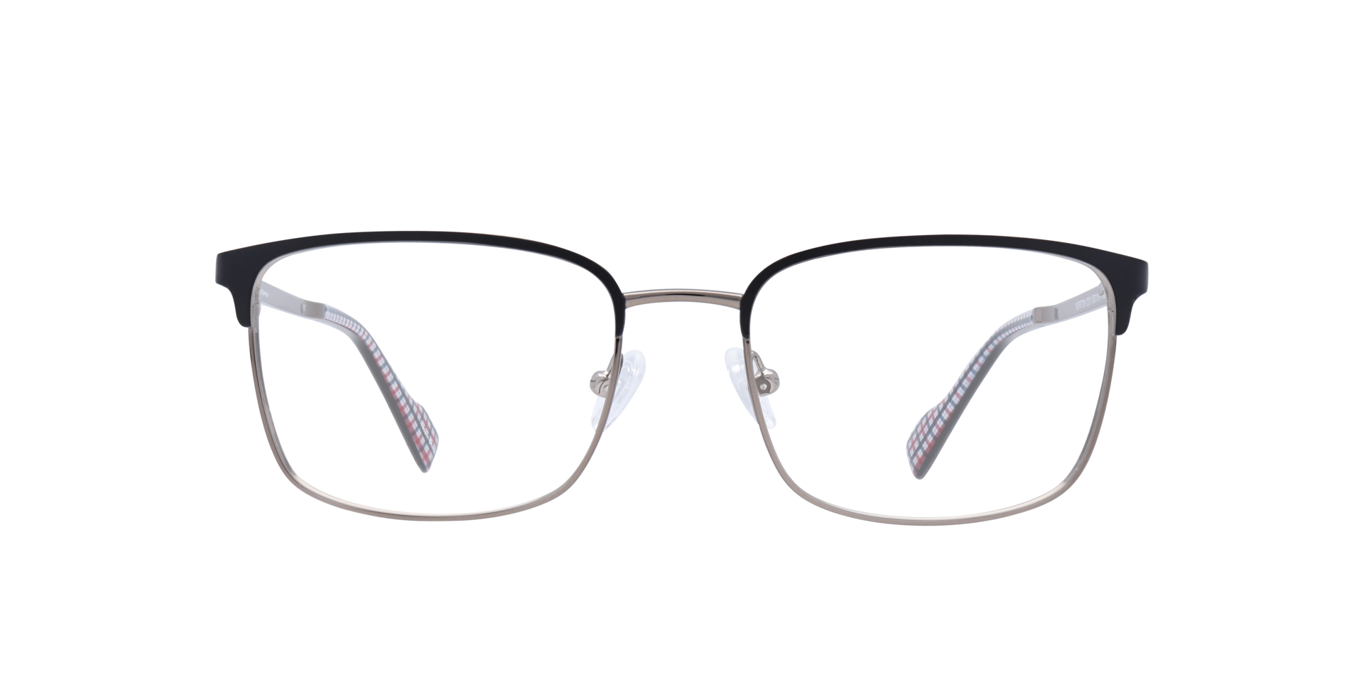 Norton BN Black MetalEyeglass Frames for Glasses Direct, Front View