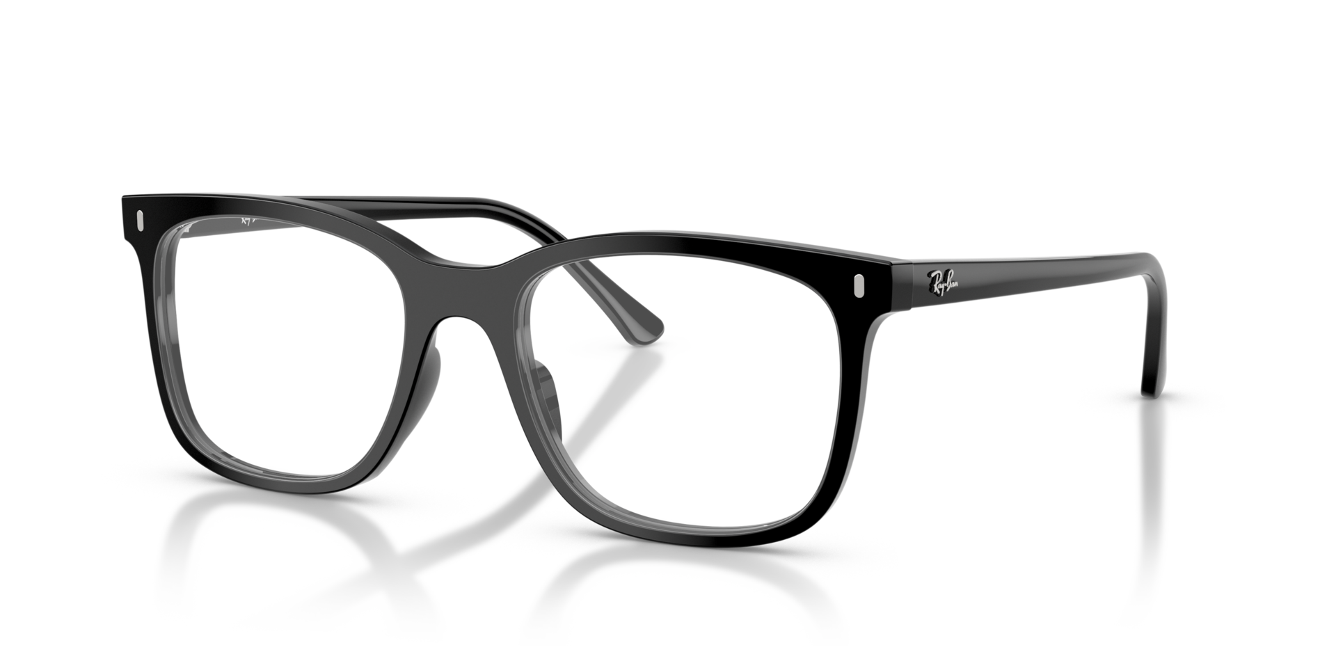 RB5446 Black AcetateEyeglass Frames for Glasses Direct, Angle View