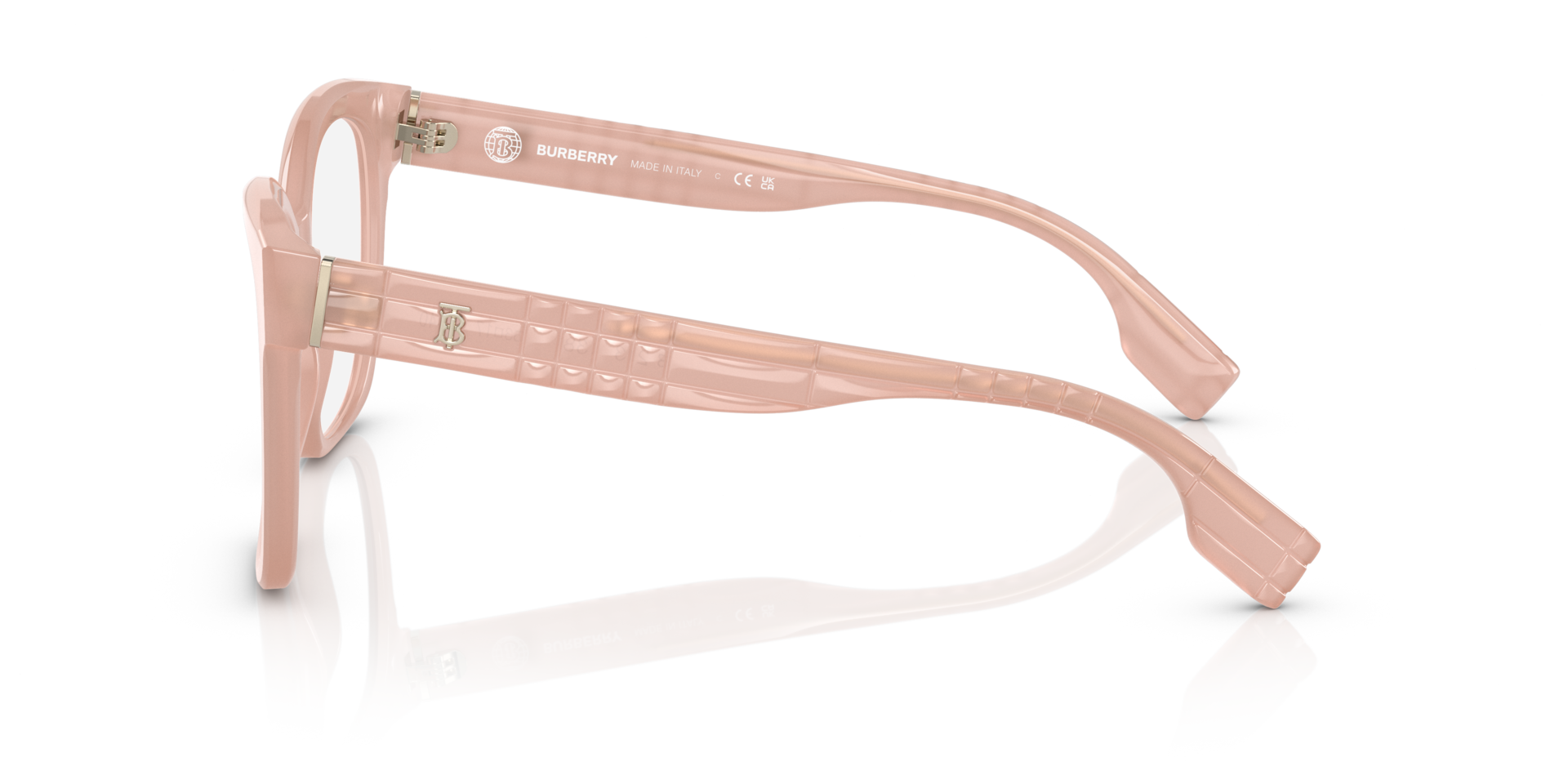 BE2363 Pink AcetateEyeglass Frames for Glasses Direct, Side View