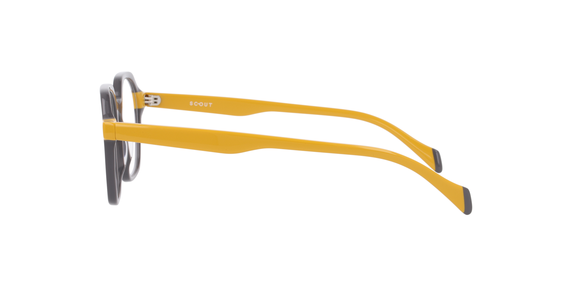 Mateo Grey AcetateEyeglass Frames for Glasses Direct, Side View