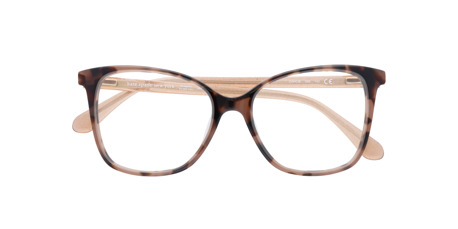 Darcie Tortoise AcetateEyeglass Frames for Glasses Direct, Closed View