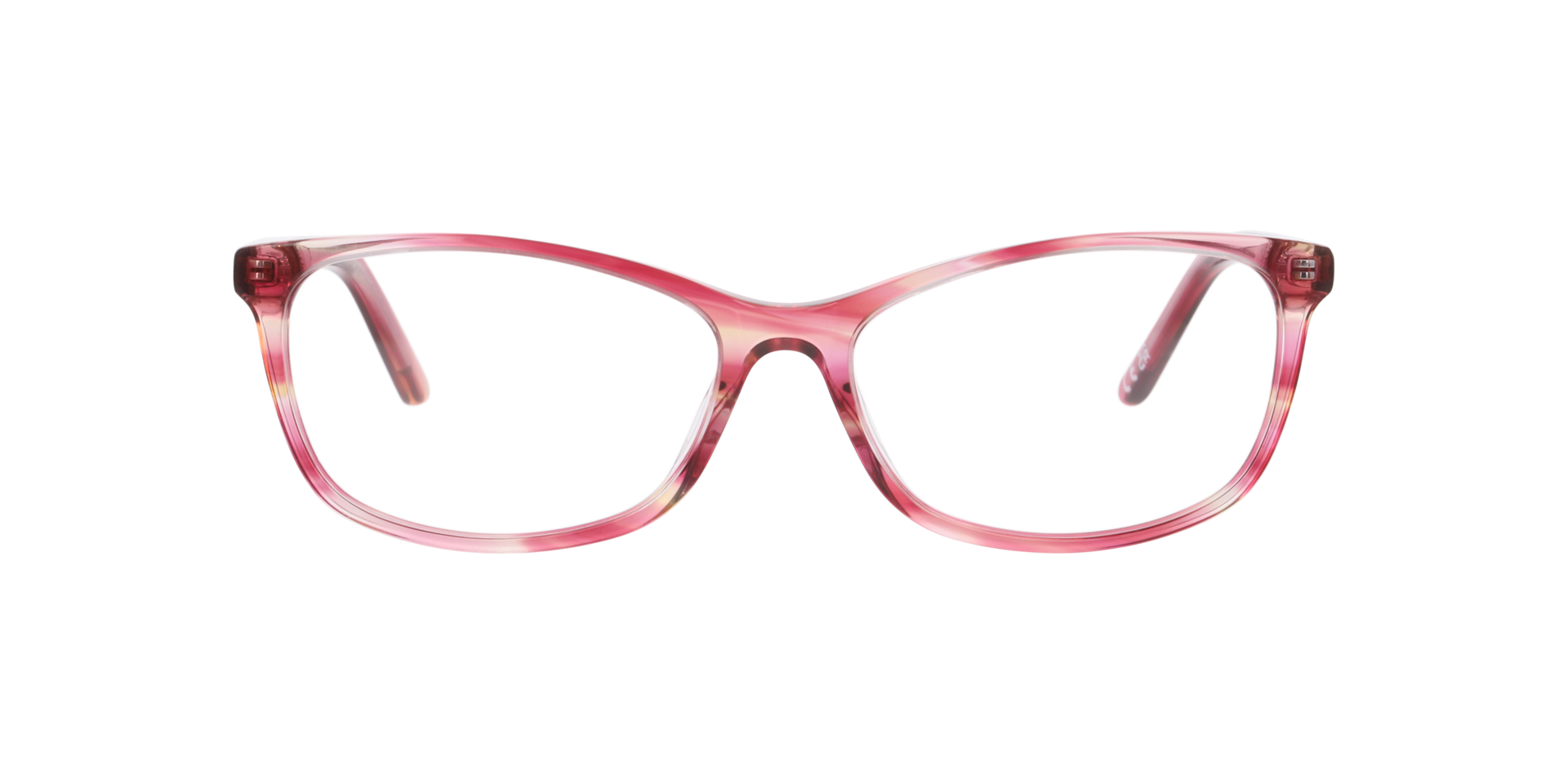 Ella Pink & Yellow AcetateEyeglass Frames for Glasses Direct, Front View