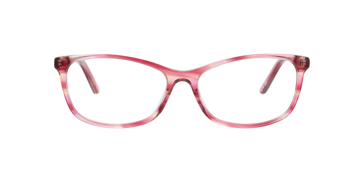 Gd Collection Women's Pink,Yellow Pink/Yellow Rectangle Acetate Eyeglasses Online - Full Rim - Ella