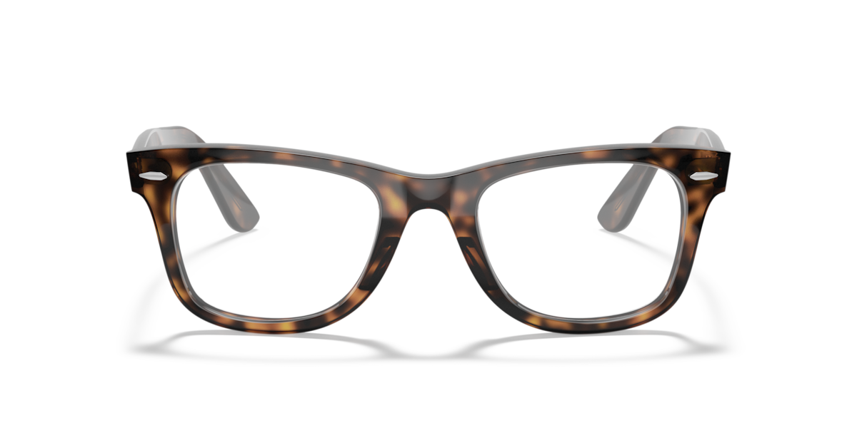 Ray-Ban Unisex Havana Square Plastic Eyeglasses Online - Full Rim - Rb4340v - Image 8