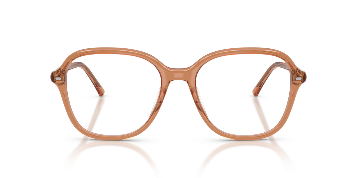 Ray - Ban Unisex Brown Ray - Ban Rx5456 8537 Optical Frames Acetate Squared Normal - Image 2