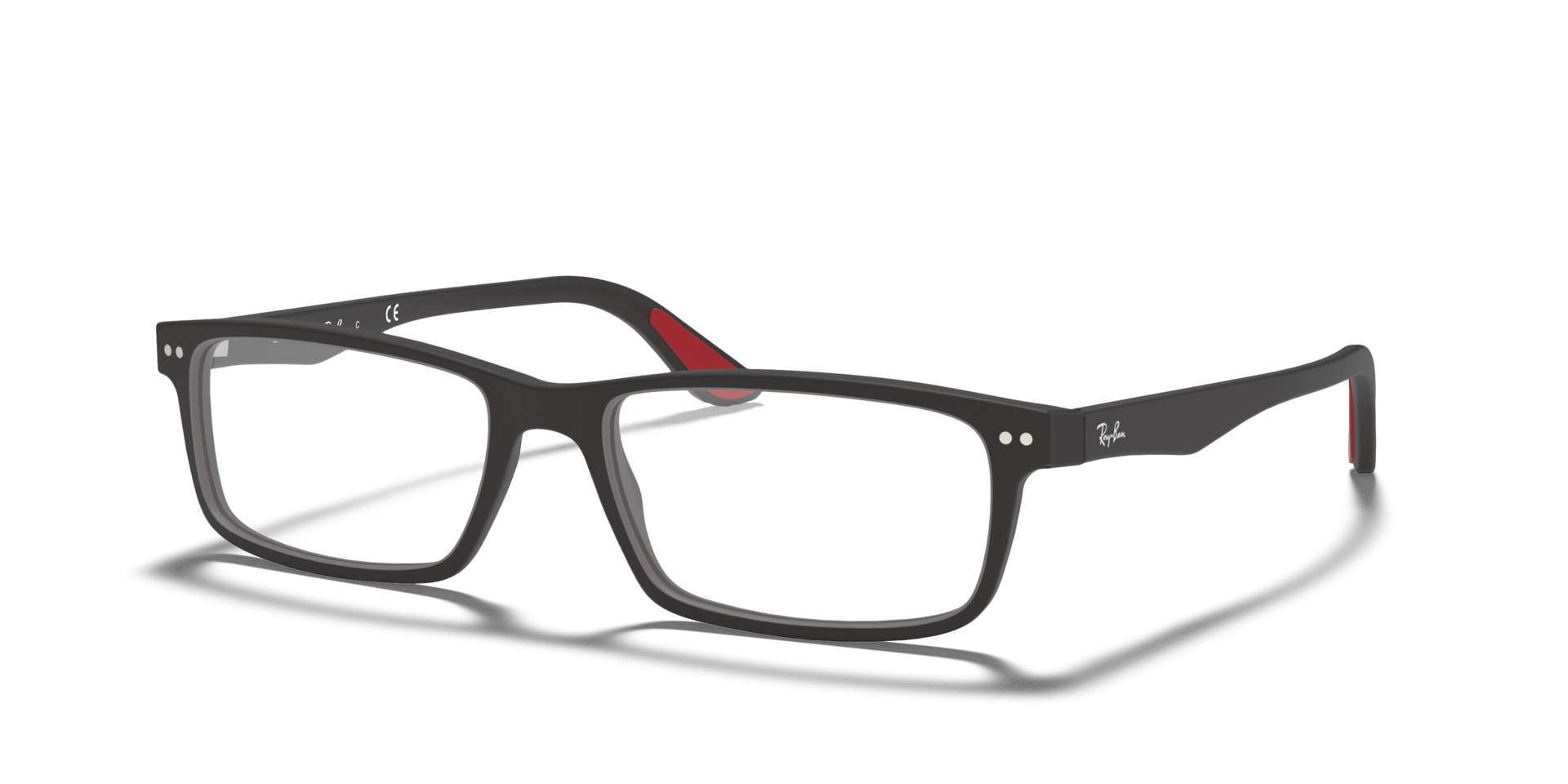 RB5277 Optics Sand Black AcetateEyeglass Frames for Glasses Direct, Angle View