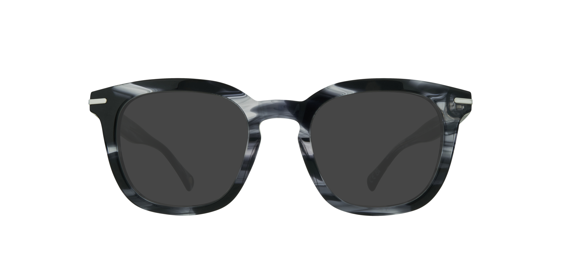 Kew Horn Blue Grey AcetateEyeglass Frames for Glasses Direct, with Tinted Lenses