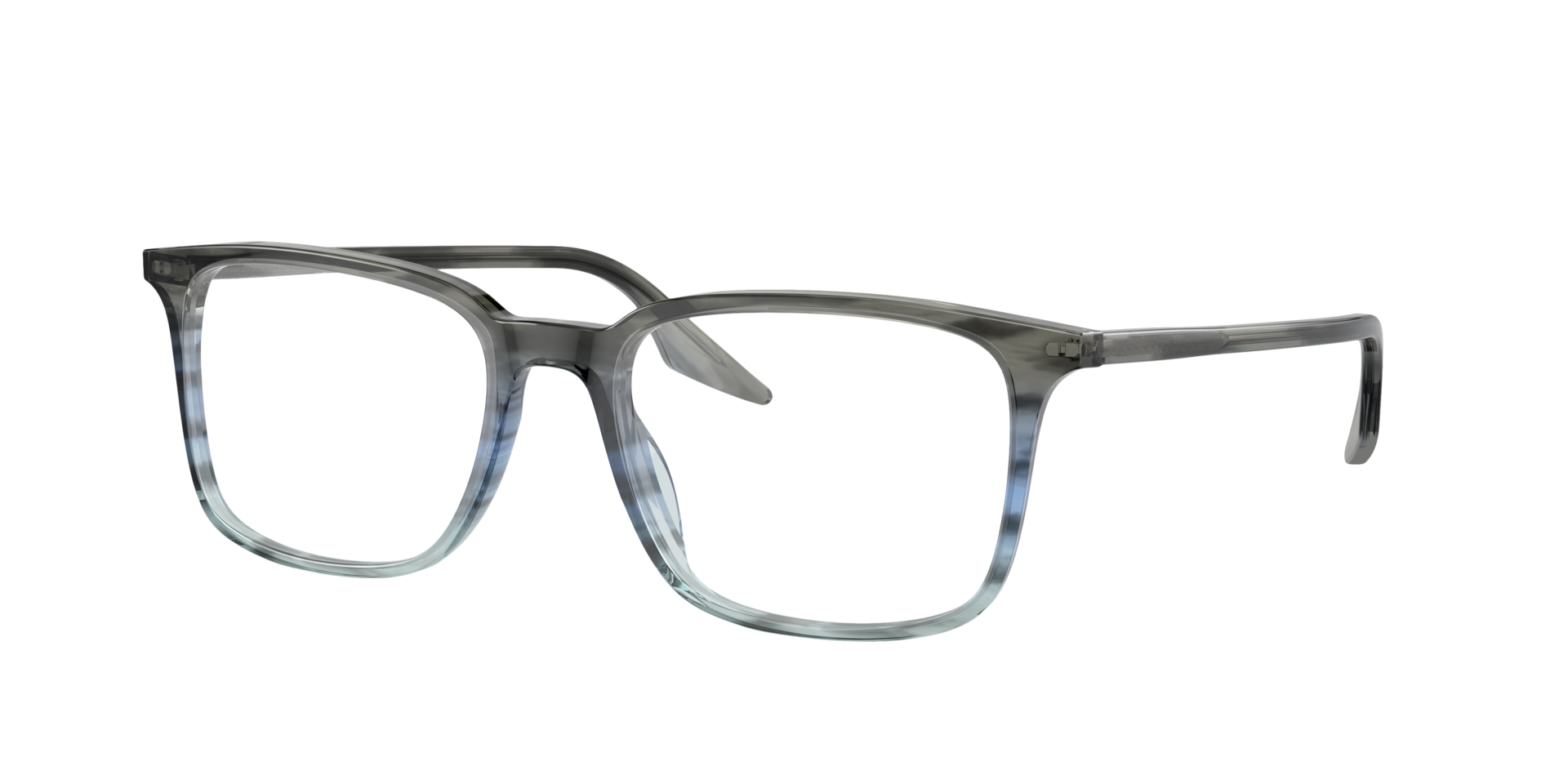 RB5421 Striped Grey & Blue AcetateEyeglass Frames for Glasses Direct, Angle View