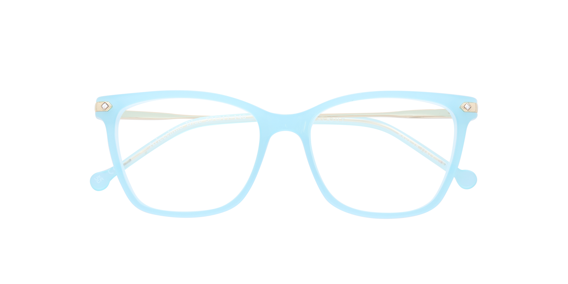 Arlechino Blue AcetateEyeglass Frames for Glasses Direct, Closed View