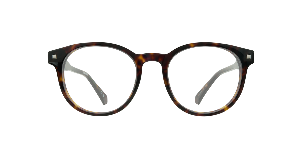Polaroid Unisex Tortoise Phantos Acetate Eyeglasses Online - Full Rim - Pld D519