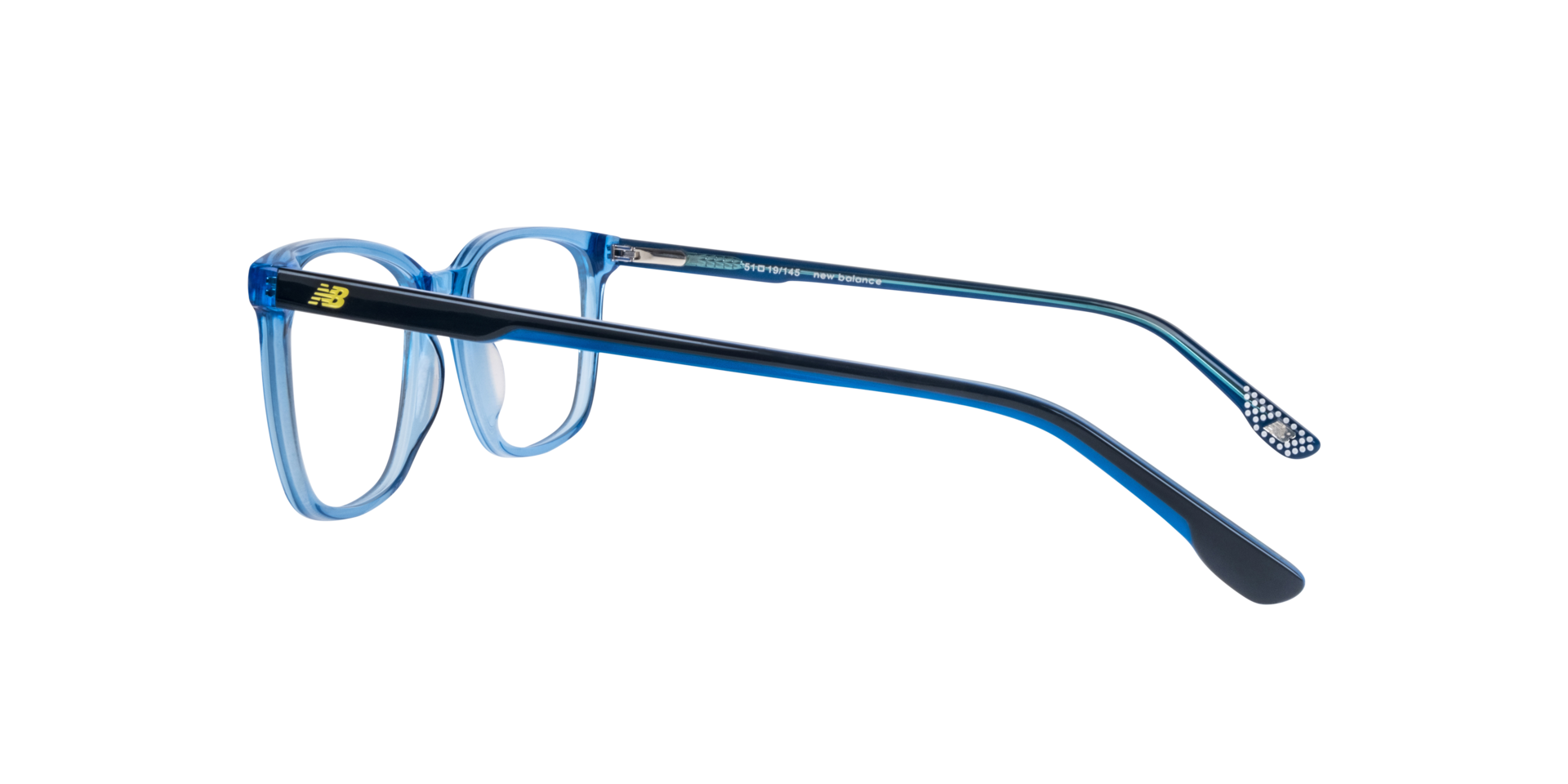 NB4161 Blue AcetateEyeglass Frames for Glasses Direct, Side View