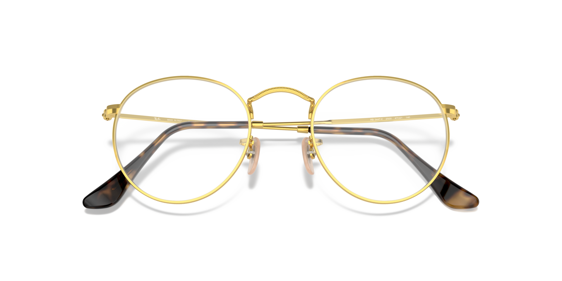 RB3447V Arista Gold MetalEyeglass Frames for Glasses Direct, Closed View