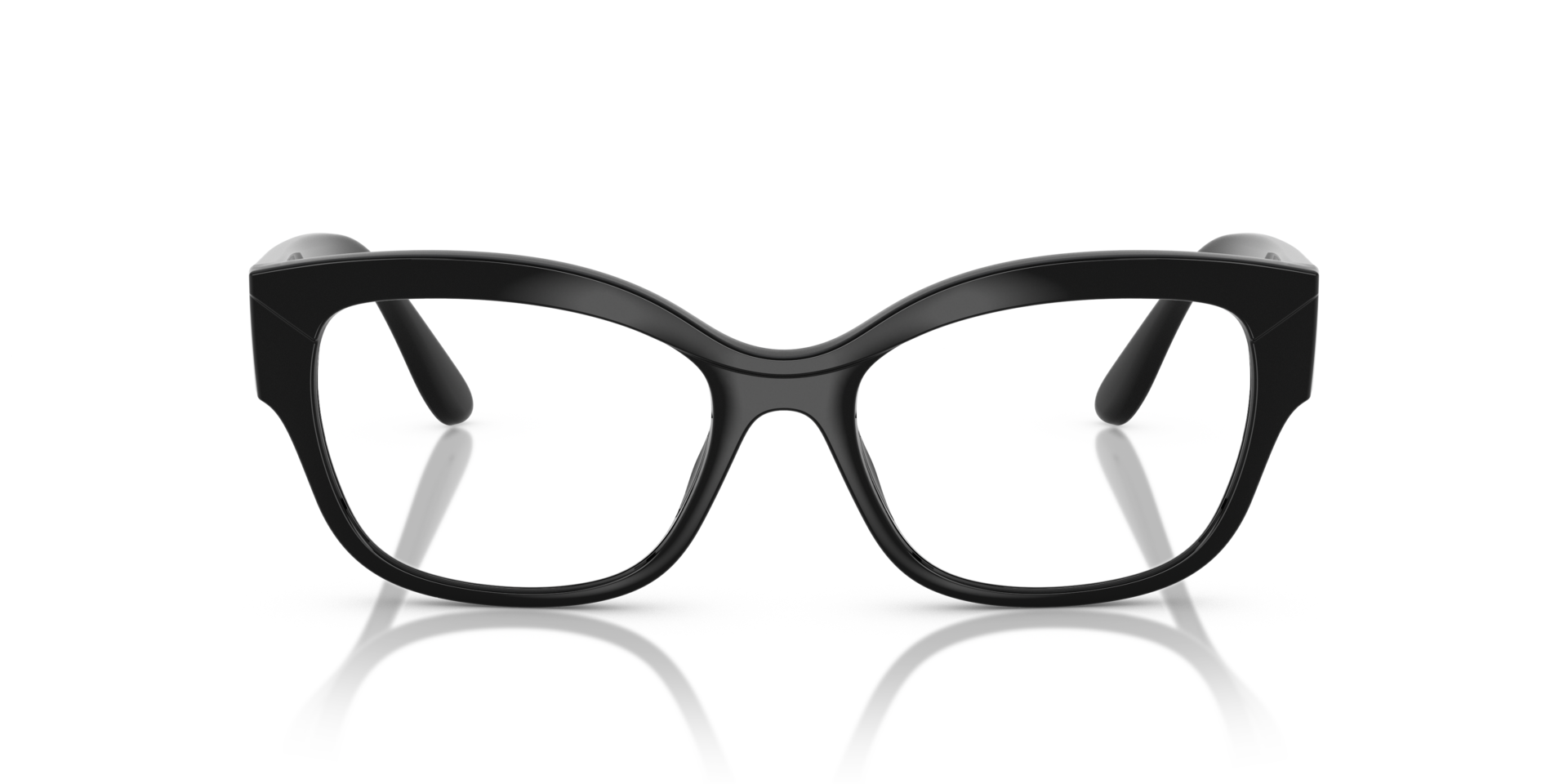 VO5635U Black PlasticEyeglass Frames for Glasses Direct, Front View