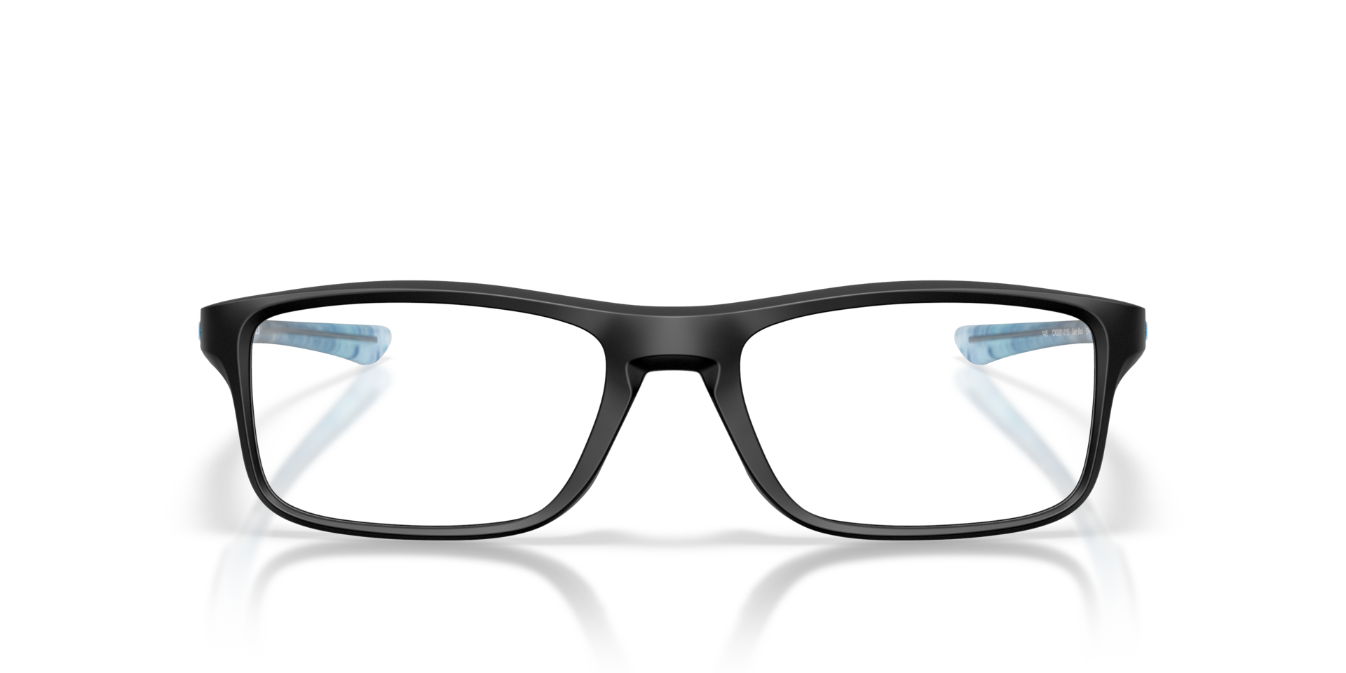 Plank 2.0 Satin Black PlasticSunglass Frames for Glasses Direct, Front View