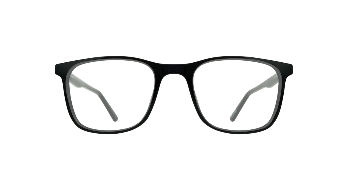 Black rectangle Plastic eyeglasses Online - Full Rim - Kris