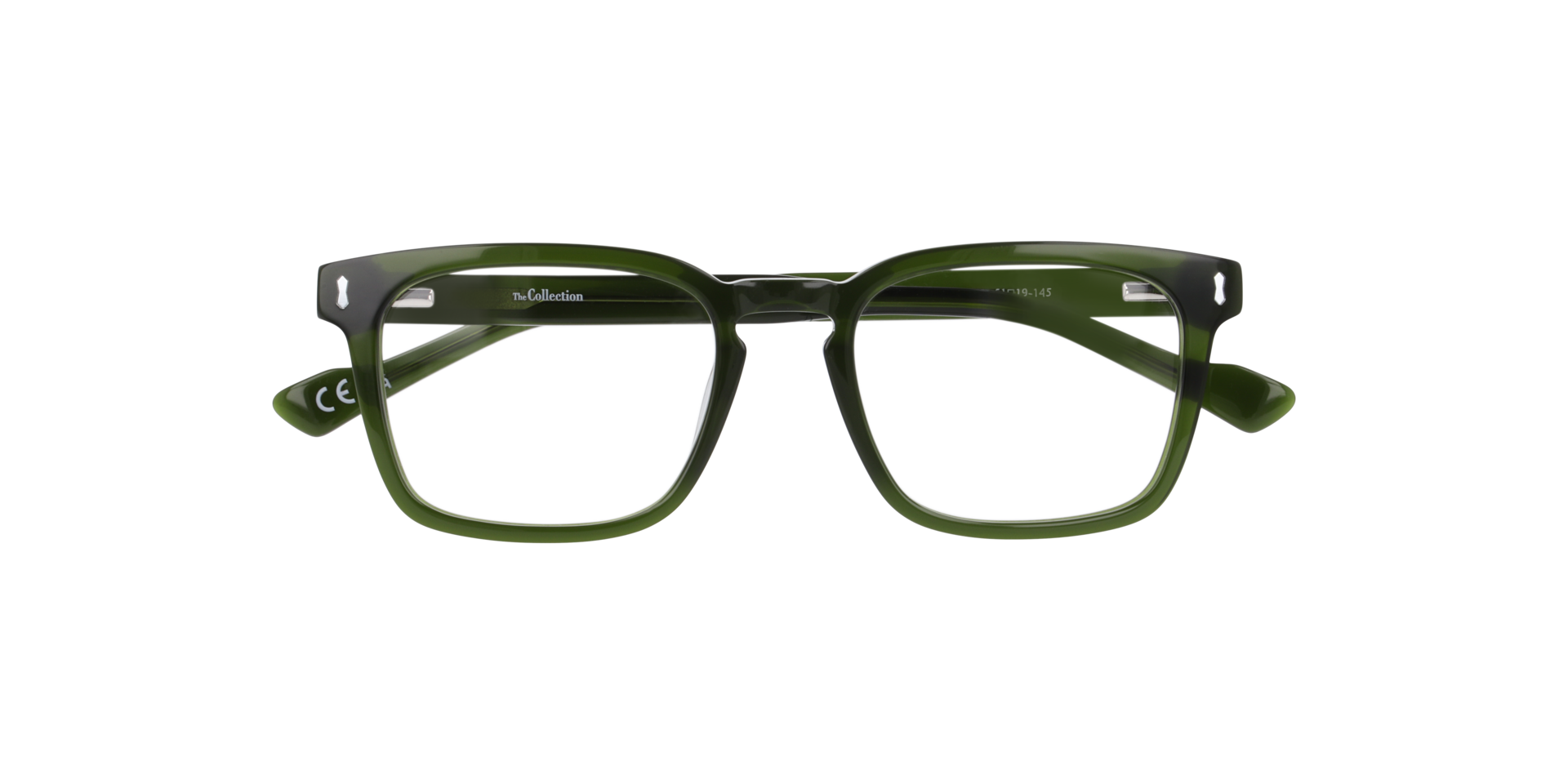 Marshall Crystal Khaki AcetateEyeglass Frames for Glasses Direct, Closed View