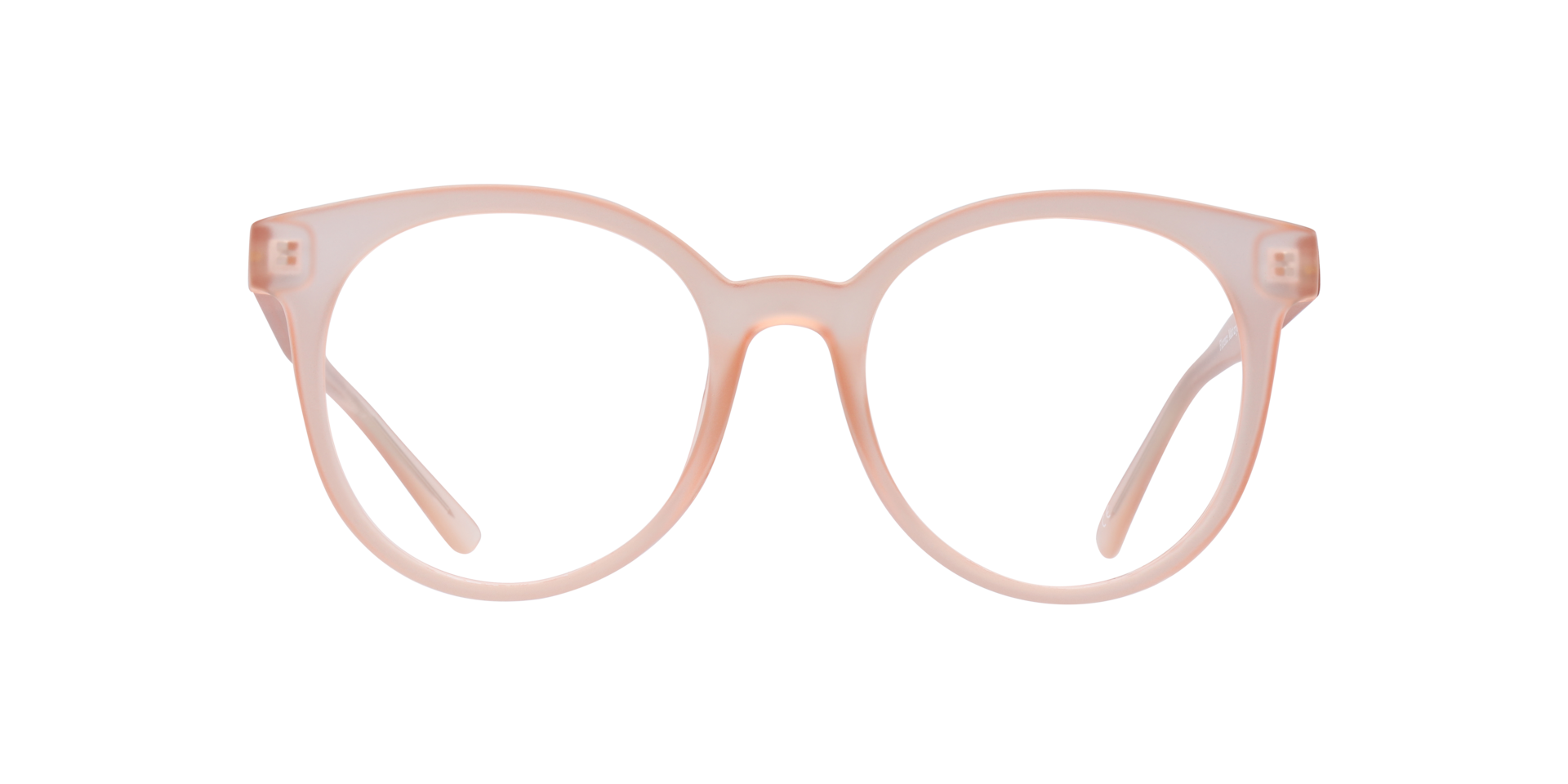 Florence Matte & Crystal Nude PlasticEyeglass Frames for Glasses Direct, Front View