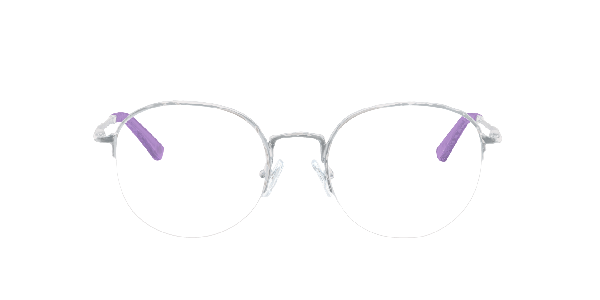 Moorgate Silver MetalEyeglass Frames for Glasses Direct, Front View