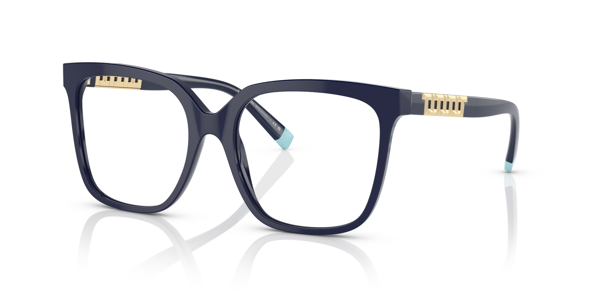 TF2227 Spectrum Blue AcetateEyeglass Frames for Glasses Direct, Angle View