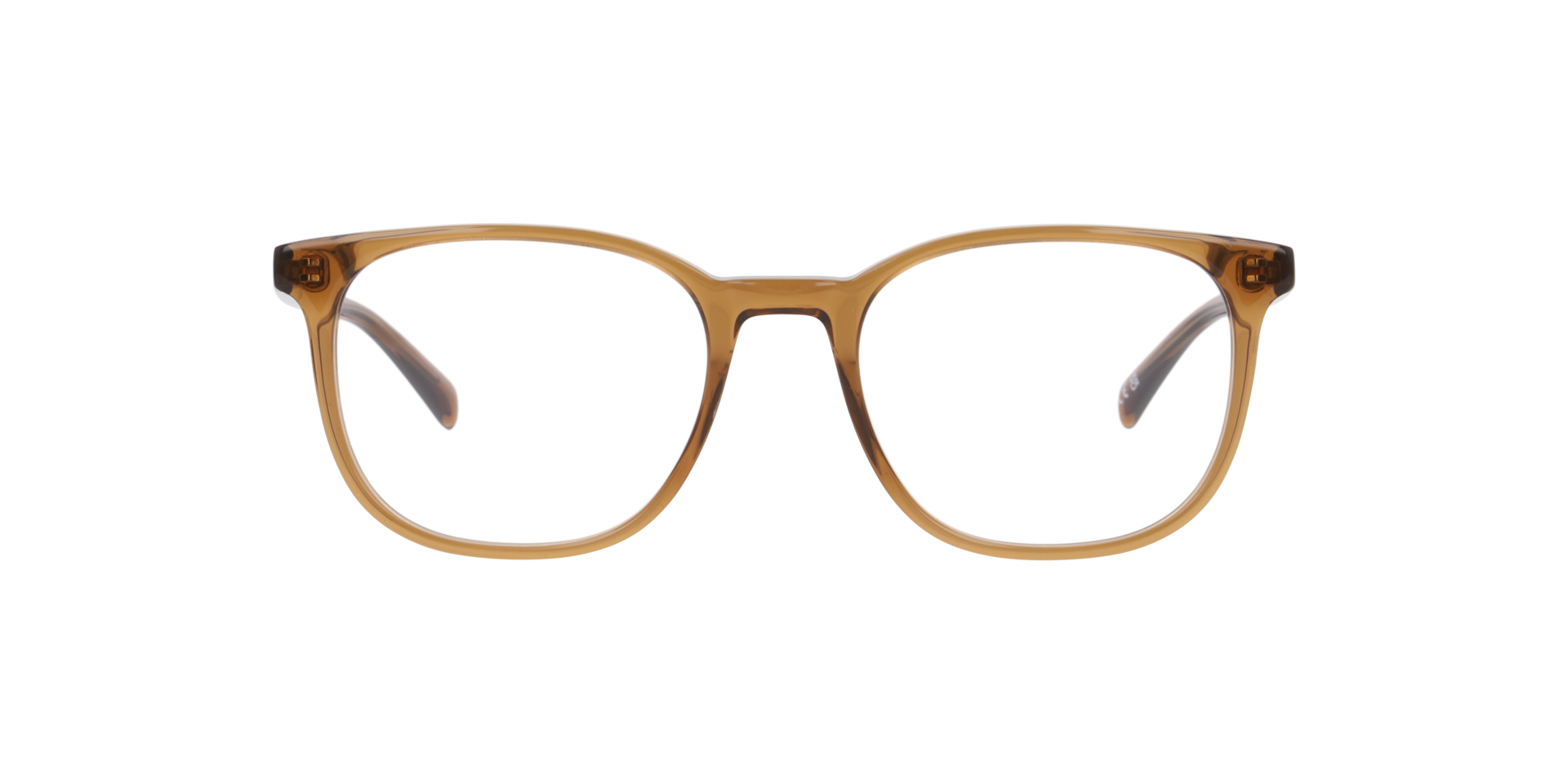Miles Crystal Brown AcetateEyeglass Frames for Glasses Direct, Front View
