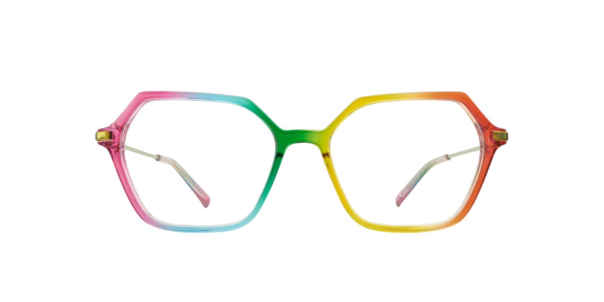 Limitless Rainbow PlasticSunglass Frames for Glasses Direct, Front View