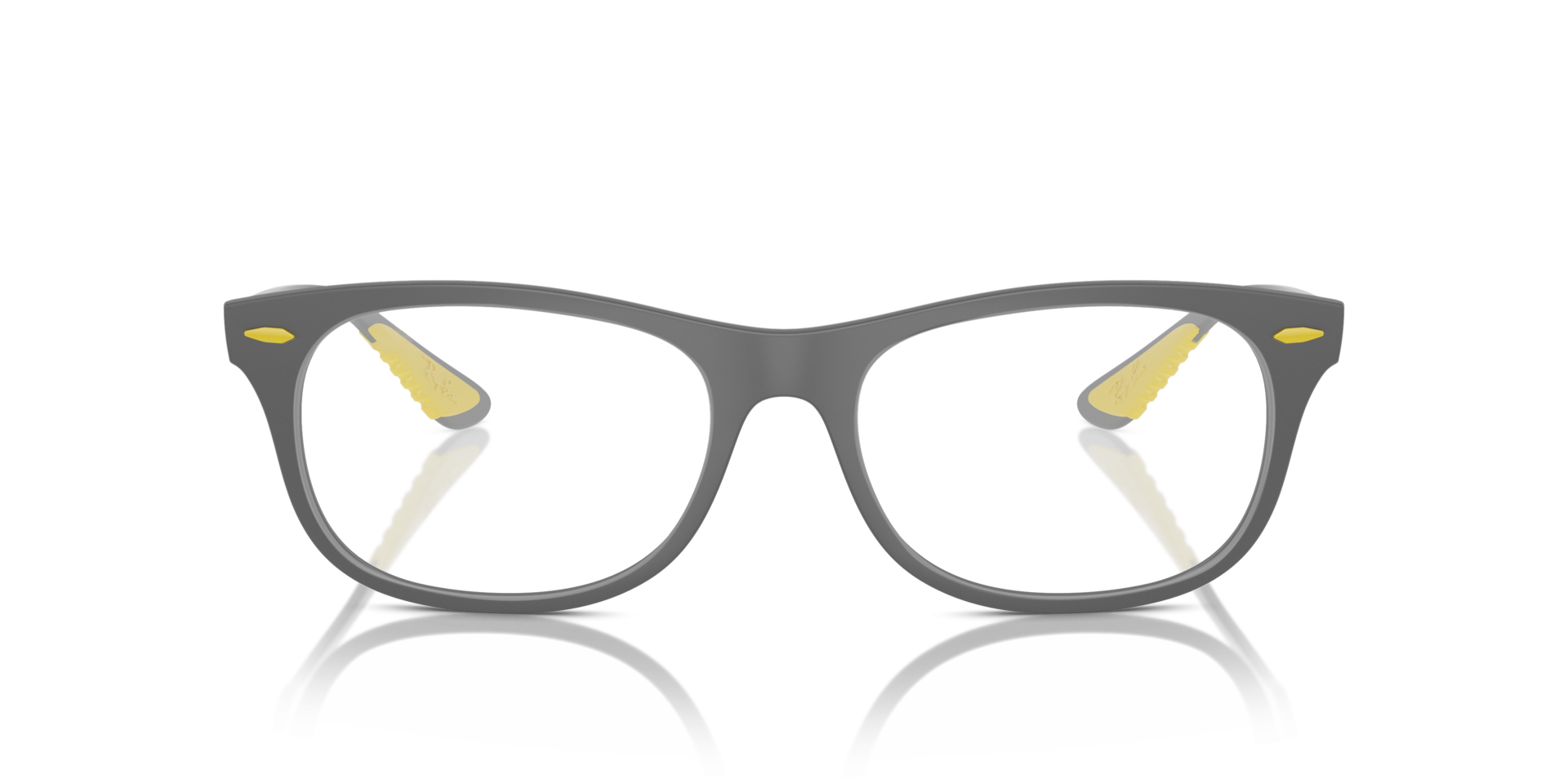 RB7307M Grey PlasticEyeglass Frames for Glasses Direct, Front View