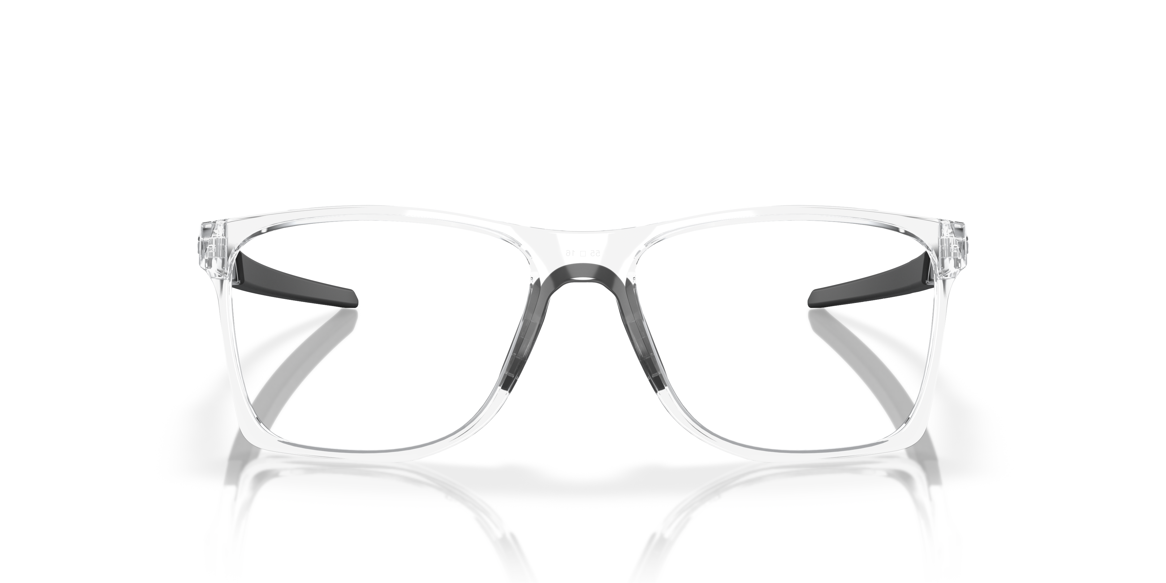 Activate Polished Clear PlasticEyeglass Frames for Glasses Direct, Front View
