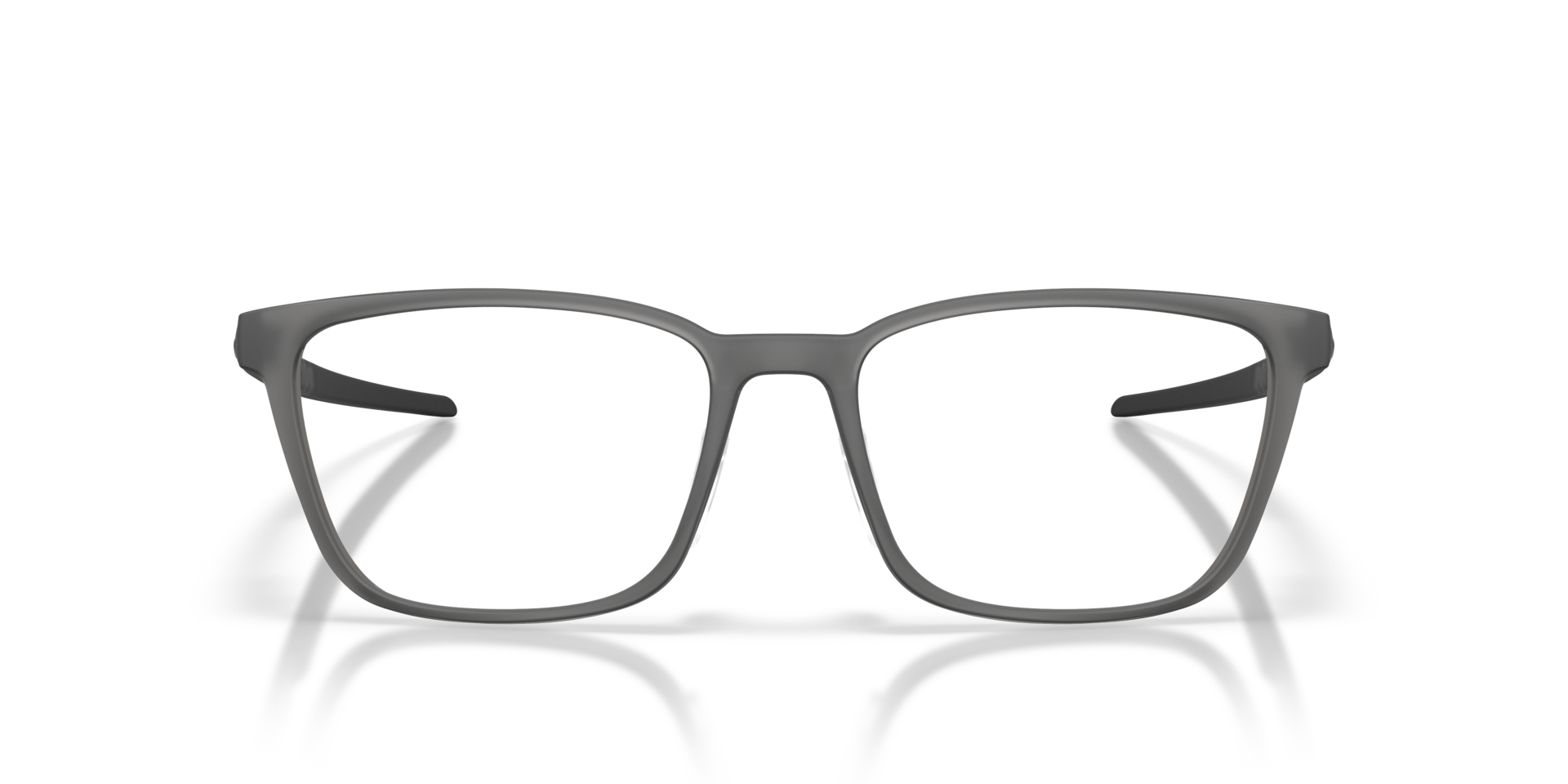 Thinboard Satin Grey Smoke PlasticEyeglass Frames for Glasses Direct, Front View