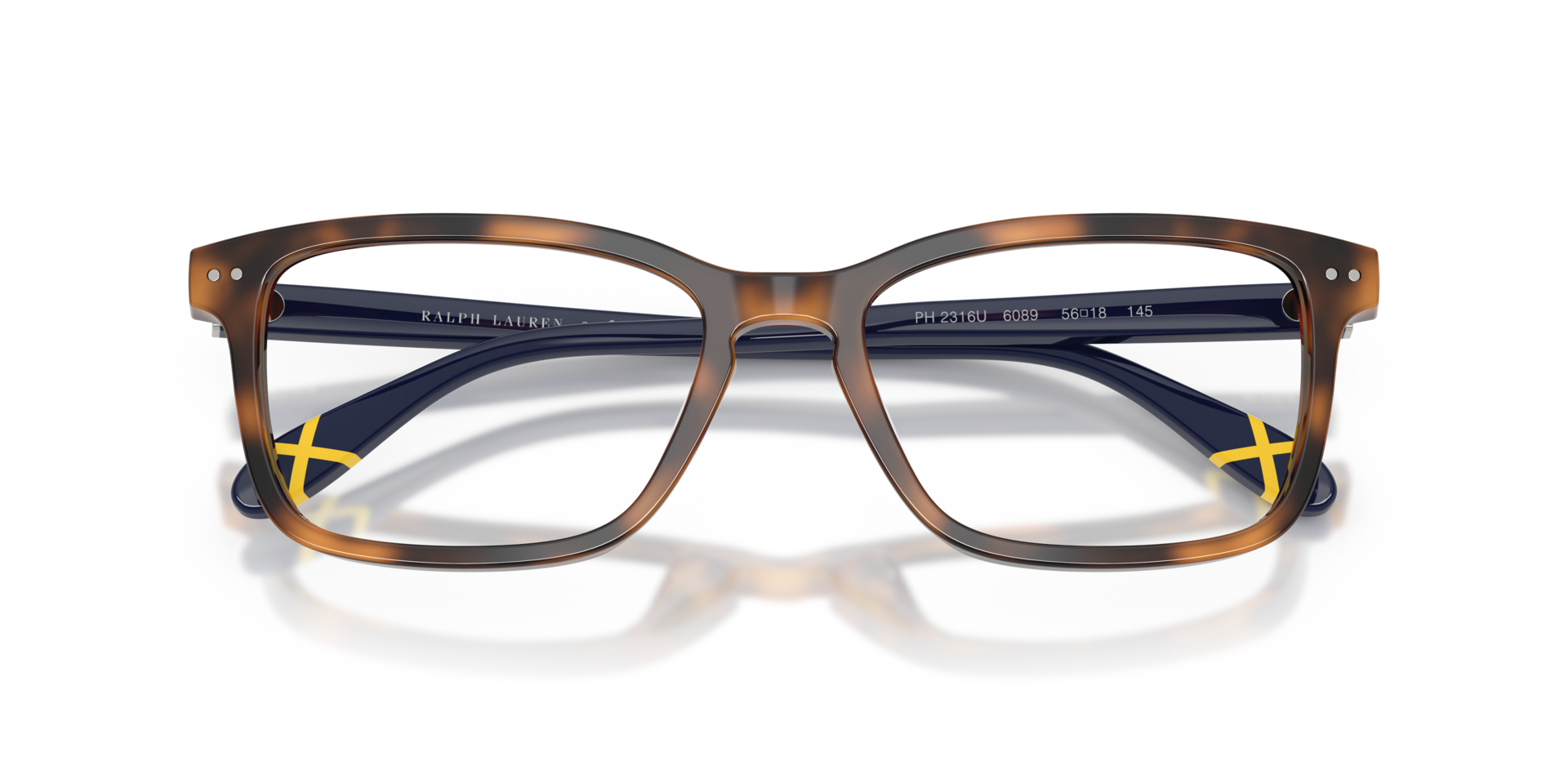 PH2316U Shiny Tortoise AcetateEyeglass Frames for Glasses Direct, Closed View