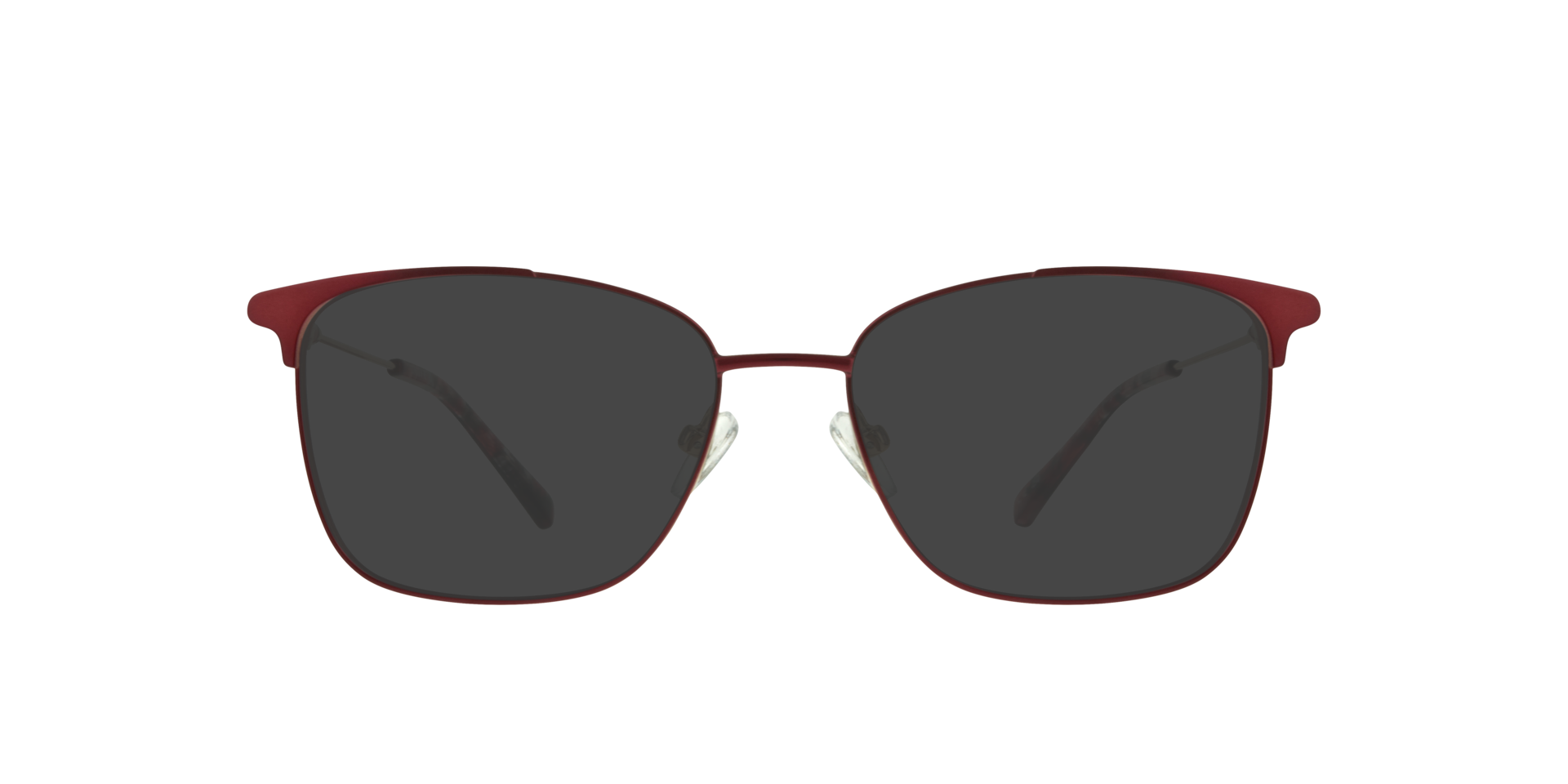 Kathleen Burgundy & Shiny Gold MetalEyeglass Frames for Glasses Direct, with Tinted Lenses