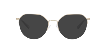 Black On Light Gold Notting Hill -  Metal Sunglasses