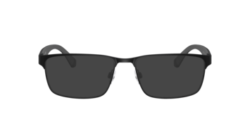 Matte Black EA1105 -  Metal Sunglasses