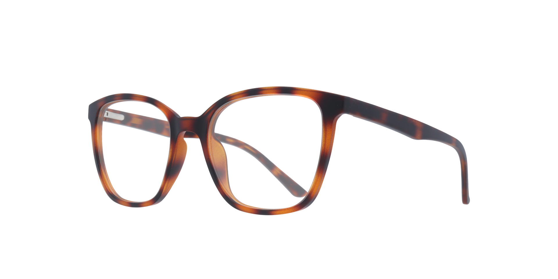 Bentley Matte Havana PlasticEyeglass Frames for Glasses Direct, Angle View
