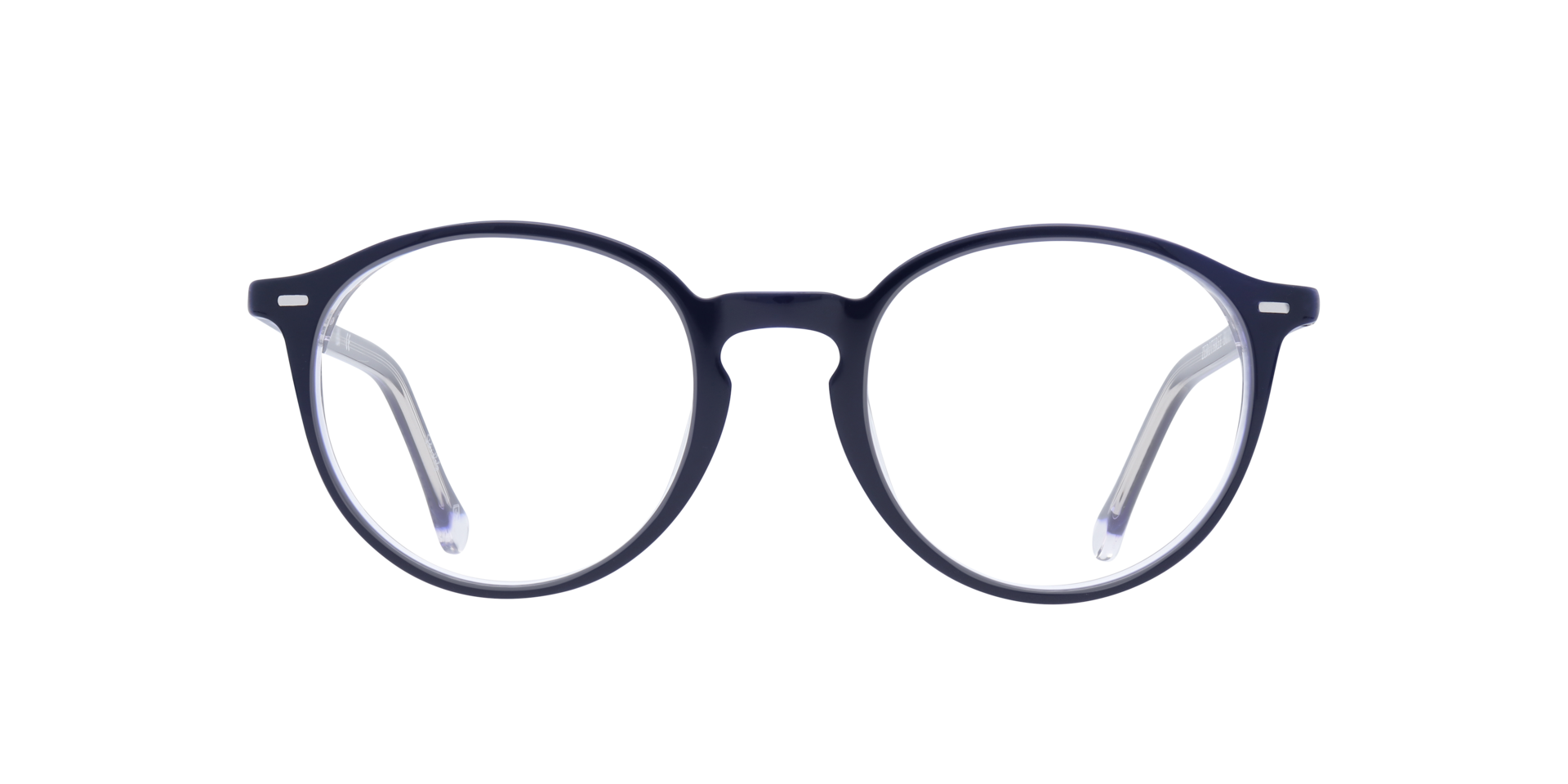 ZEROTHREE Blue AcetateEyeglass Frames for Glasses Direct, Front View