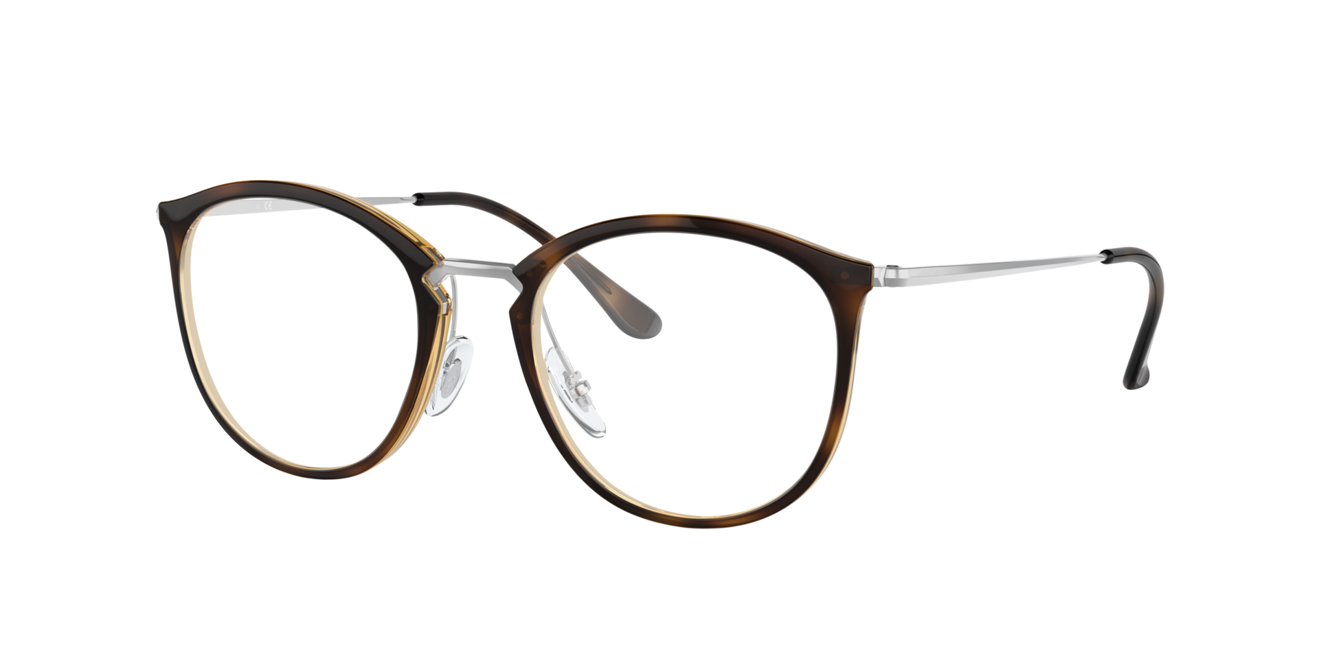 RB7140 Havana PlasticEyeglass Frames for Glasses Direct, Angle View
