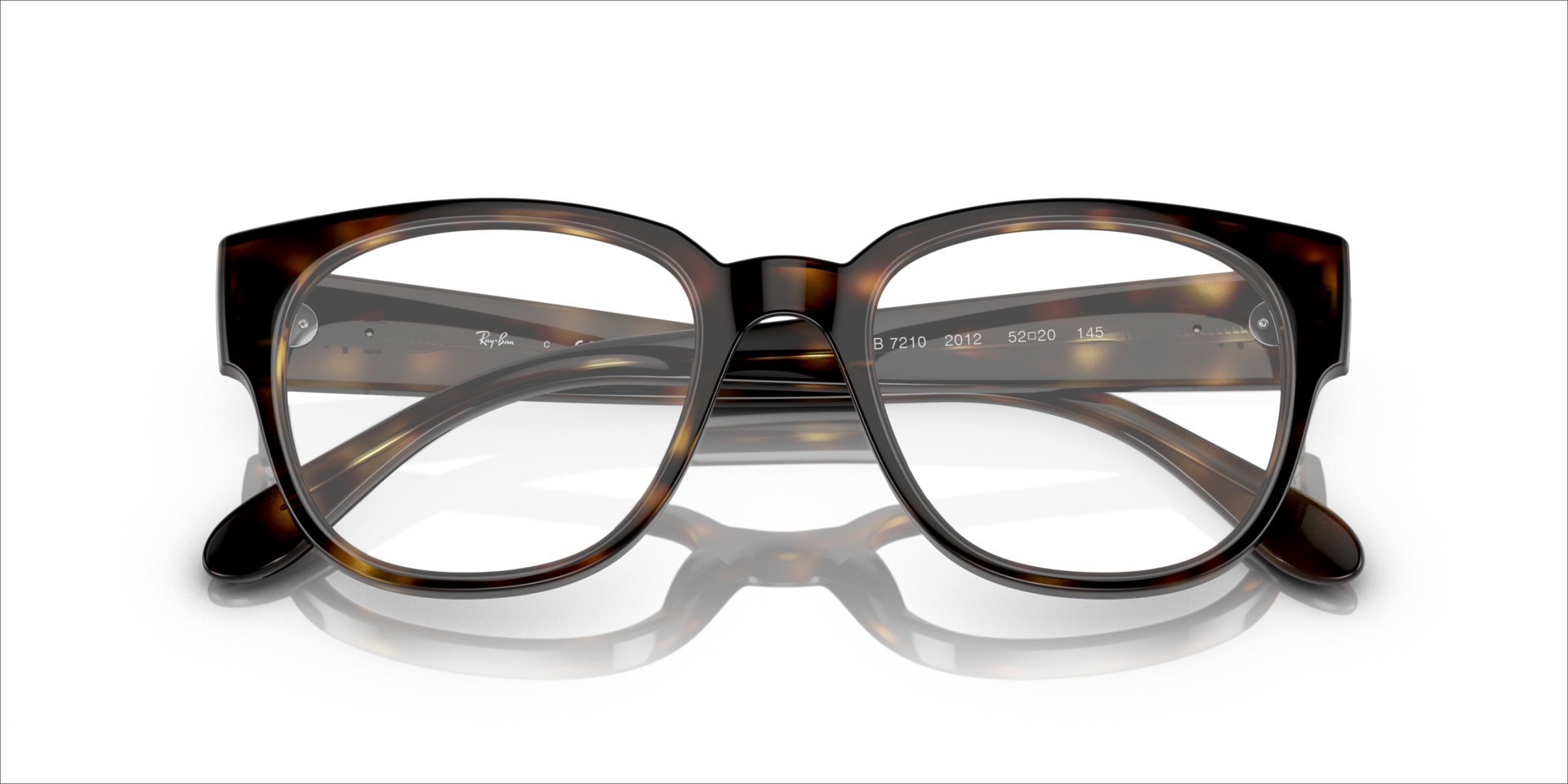 RB7210 Havana PlasticEyeglass Frames for Glasses Direct, Closed View