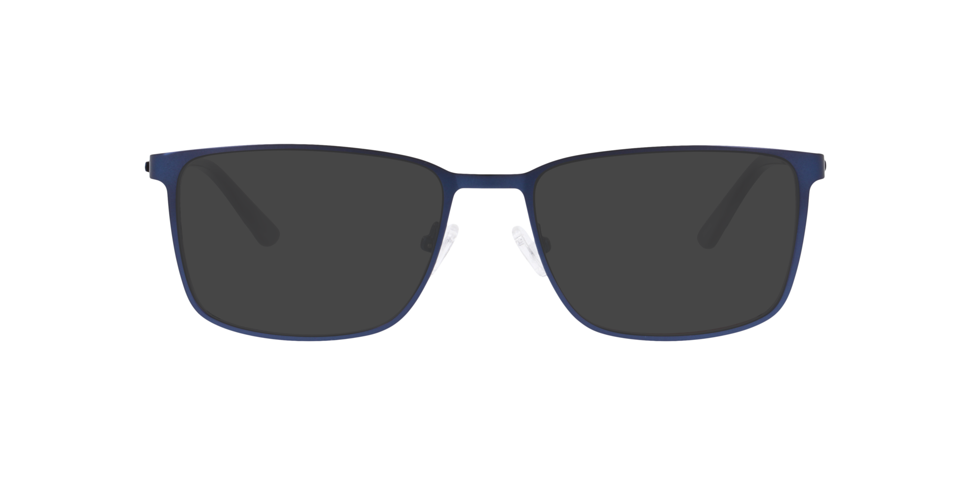 Nb4186 Blue Matte MetalEyeglass Frames for Glasses Direct, with Tinted Lenses
