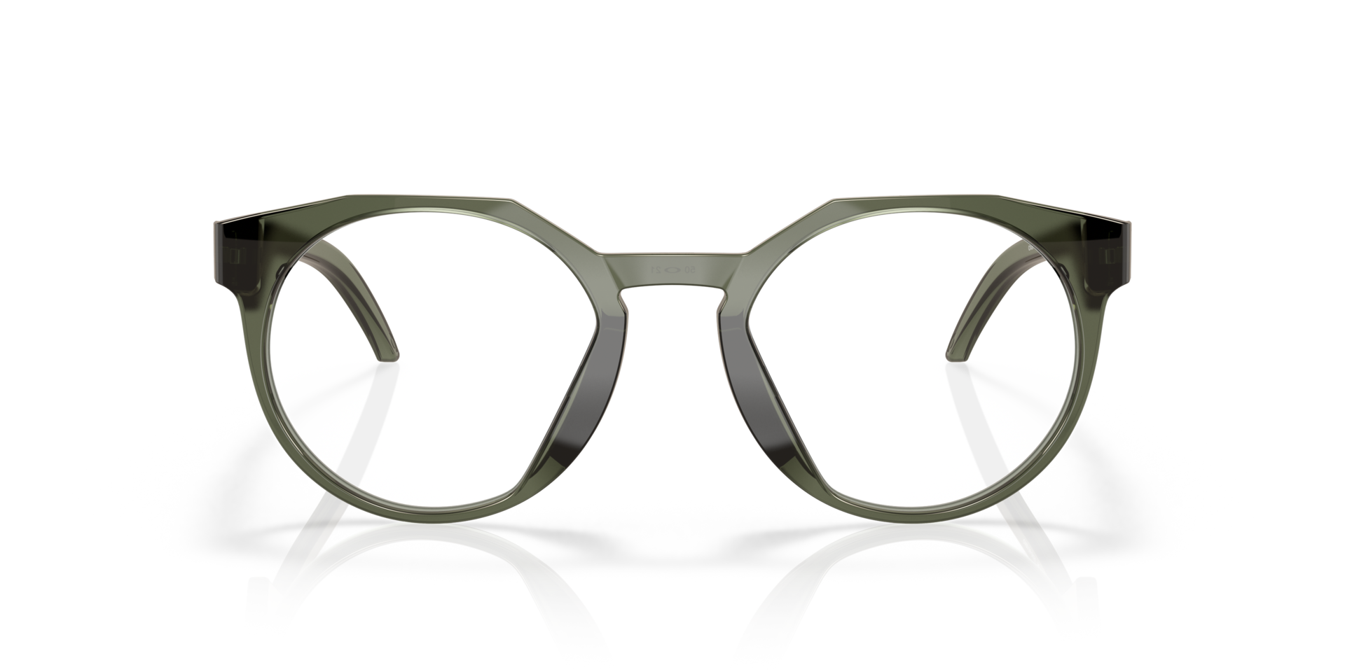 Hstn Olive Ink PlasticEyeglass Frames for Glasses Direct, Front View