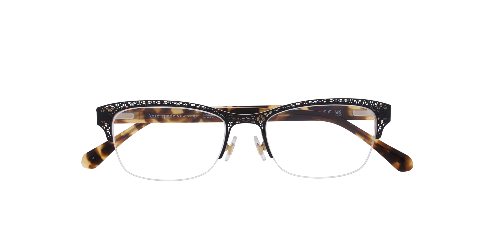 KS GENE 2/G Tortoise Blue MetalEyeglass Frames for Glasses Direct, Closed View