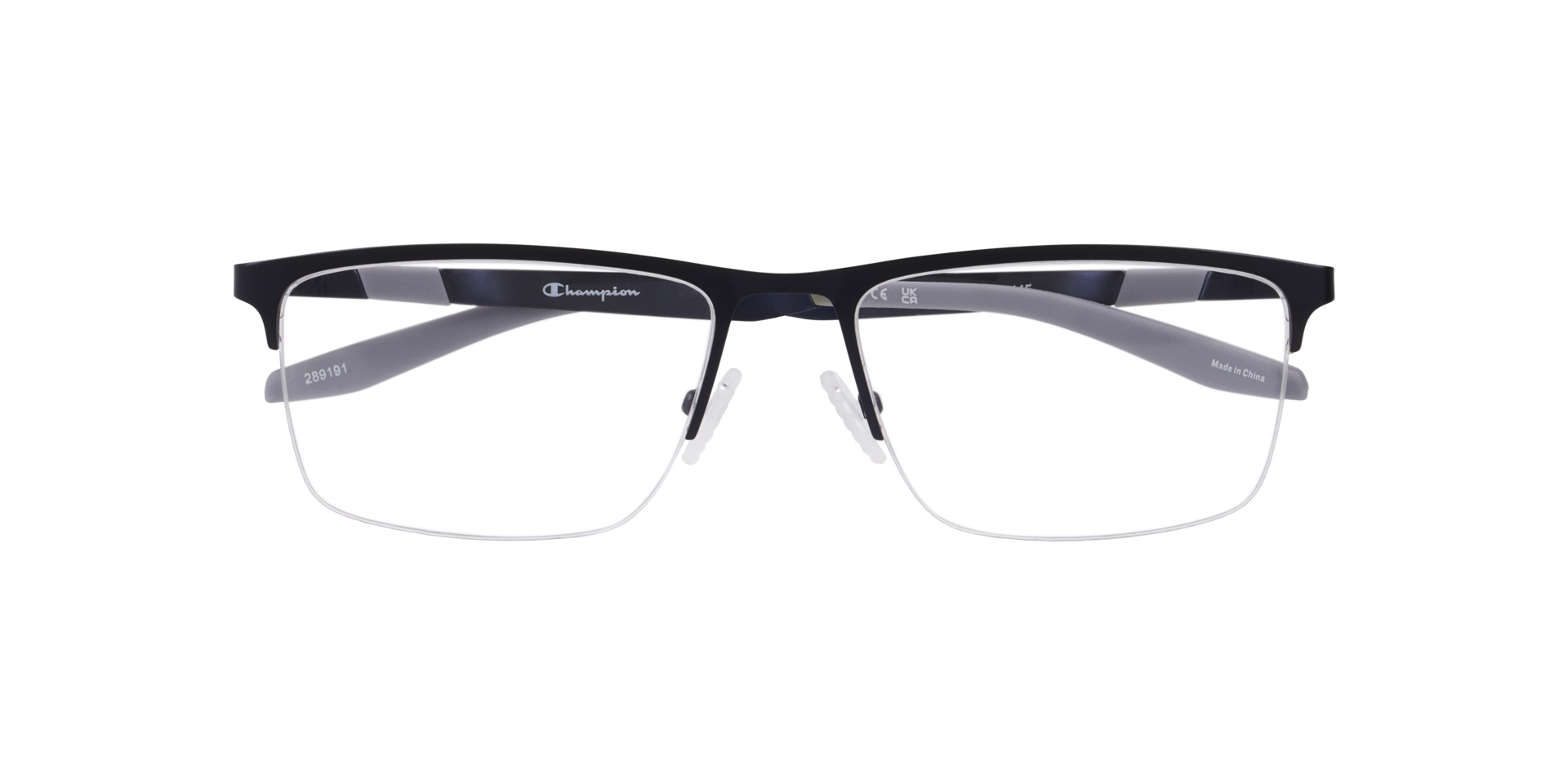 Curouse Blue MetalEyeglass Frames for Glasses Direct, Closed View