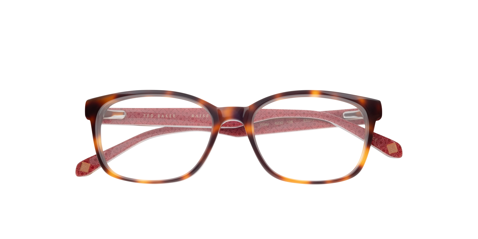 TB8230 Brown AcetateEyeglass Frames for Glasses Direct, Closed View