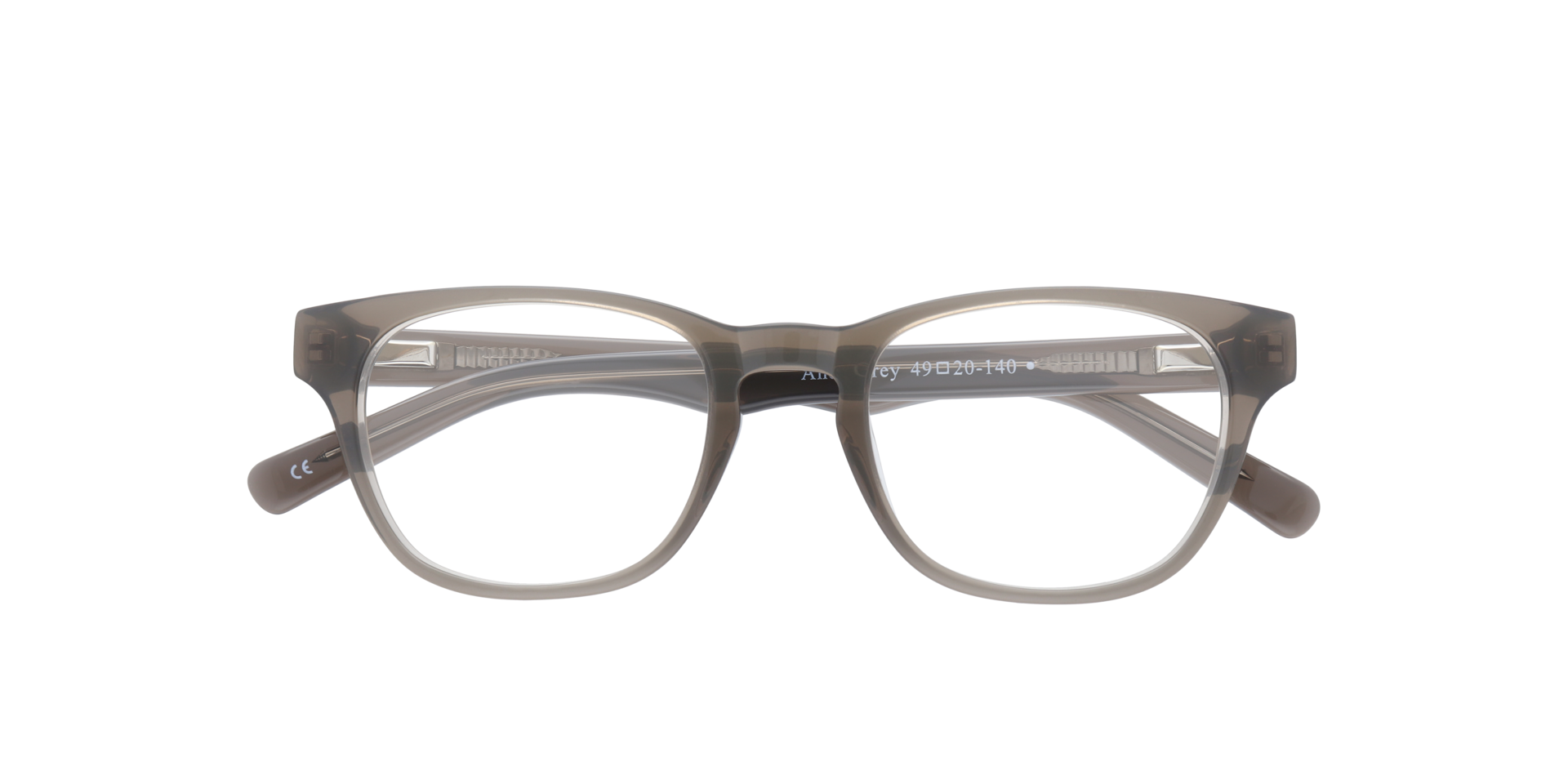Andi Grey AcetateEyeglass Frames for Glasses Direct, Closed View