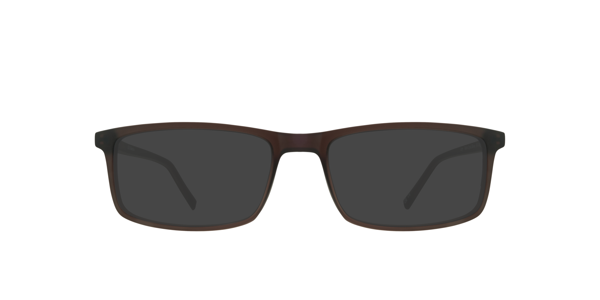 Jerry Matte Crystal Brown PlasticEyeglass Frames for Glasses Direct, with Tinted Lenses