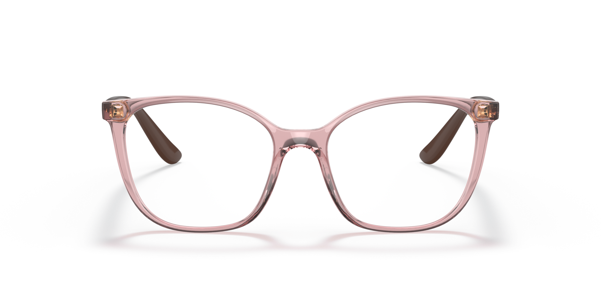 VO5356 Transparent Beige PlasticEyeglass Frames for Glasses Direct, Front View