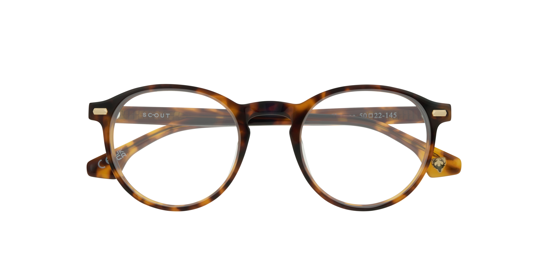 Kian Havana AcetateEyeglass Frames for Glasses Direct, Closed View